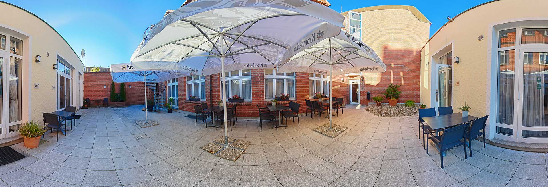 Hotel Bernburg Terrasse