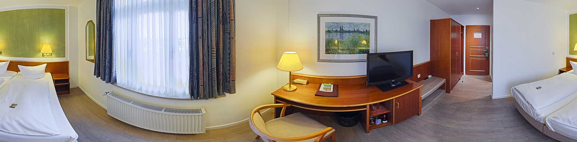 Doppelzimmer Standard im Hotel Bernburg mit Frühstück und WLAN